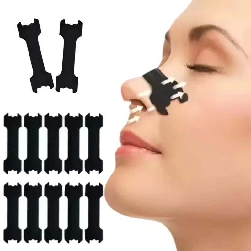 Black Nasal Strips – Extra Strength Sleep Support for Night Breathing