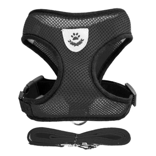 Adjustable Pet Harness - Walking Vest with Matching Lead Option