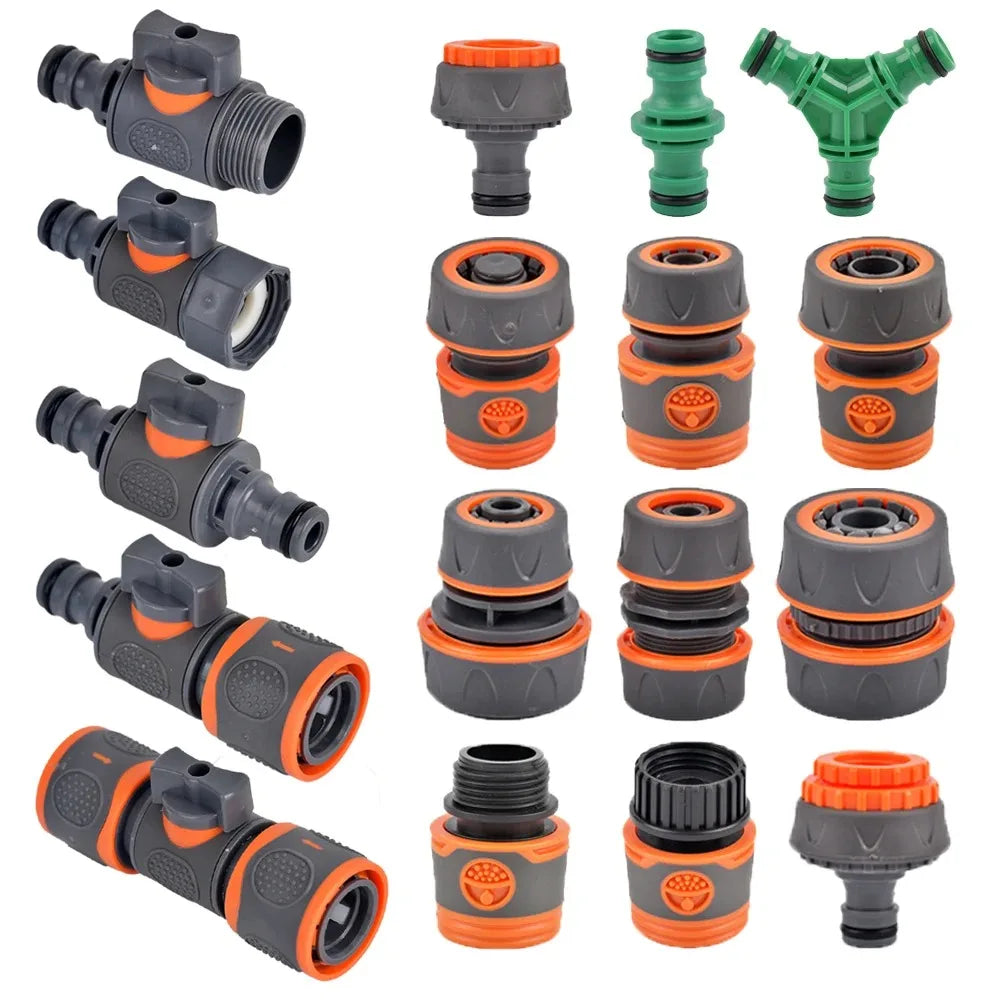 Garden Hose Quick Connector – Stop-Water Coupler for Easy Watering