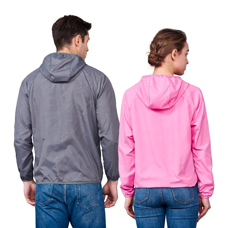 Unisex Hiking Jacket - Lightweight Outdoor Windbreaker Shell