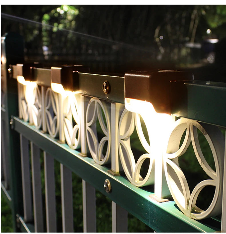 Solar Step Deck Lights – Waterproof Path Lighting for Outdoor Stairs