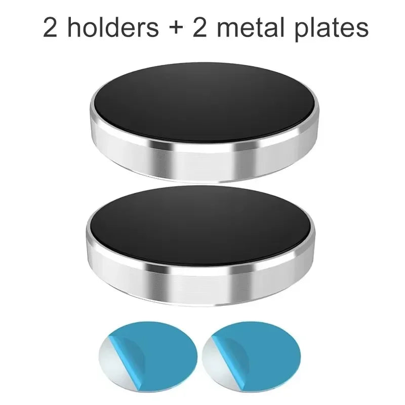 Magnetic Round Car Phone Holder – Dashboard & Vent Mount