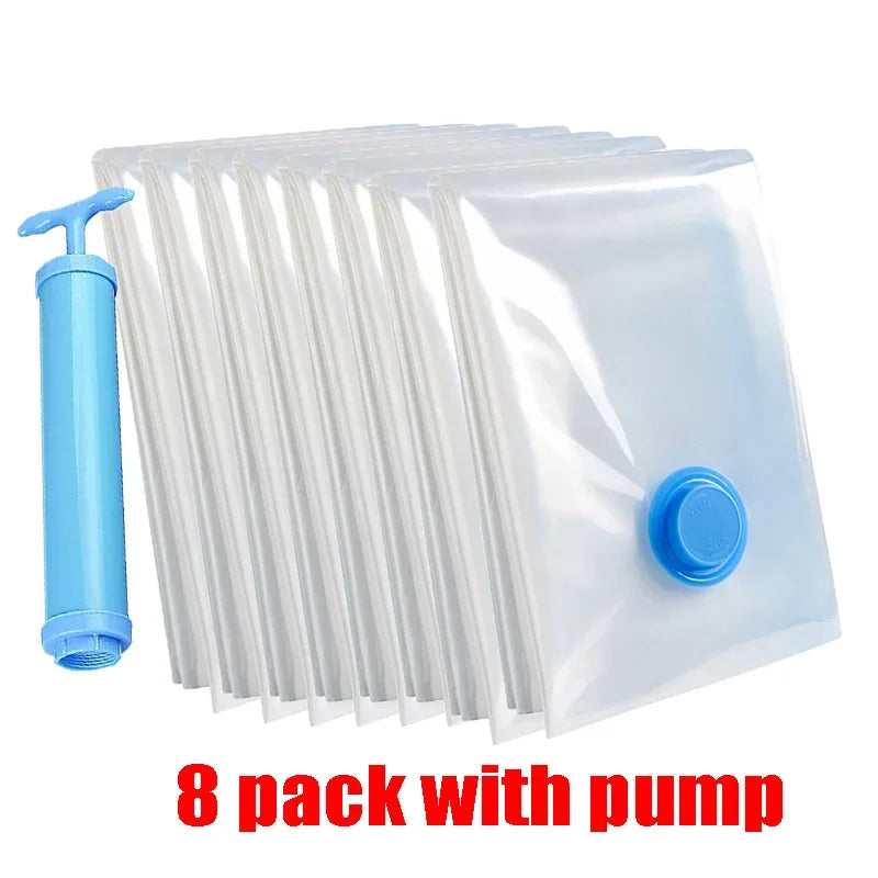 Vacuum Storage Bags Space Saver - For Travel and Daily Carry
