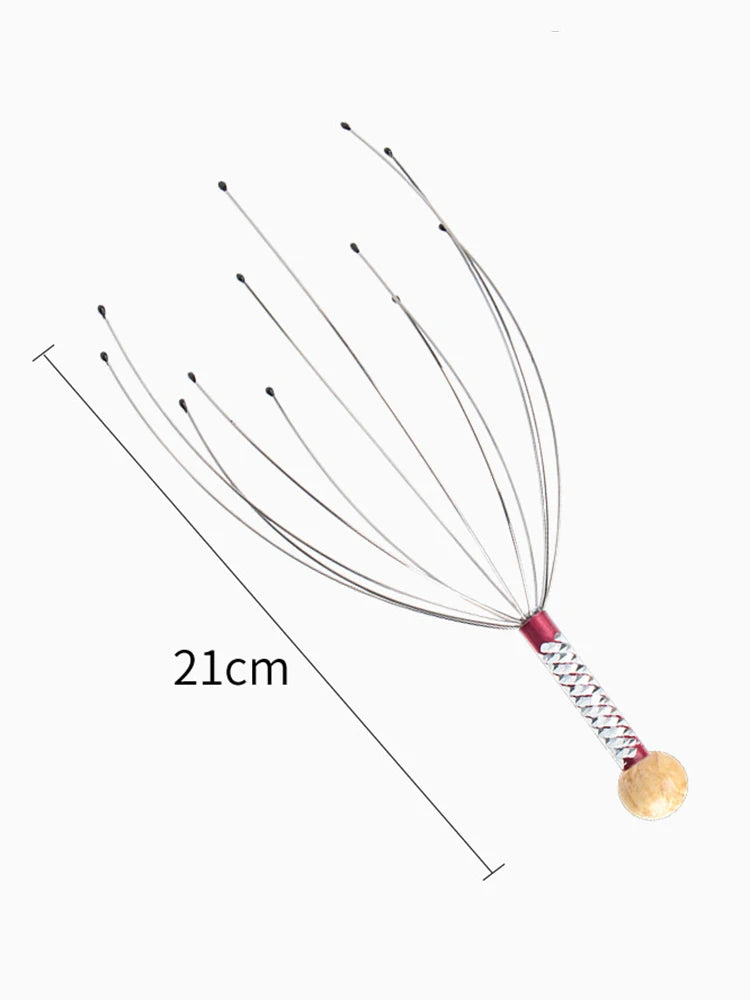 Scalp Head Massager – Stainless Steel Tingler for Relaxing Breaks