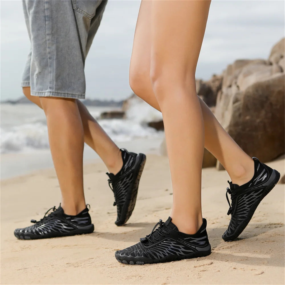 Unisex Amphibious Quick-Dry Water Shoes - Anti-Slip Barefoot Aqua Sneakers