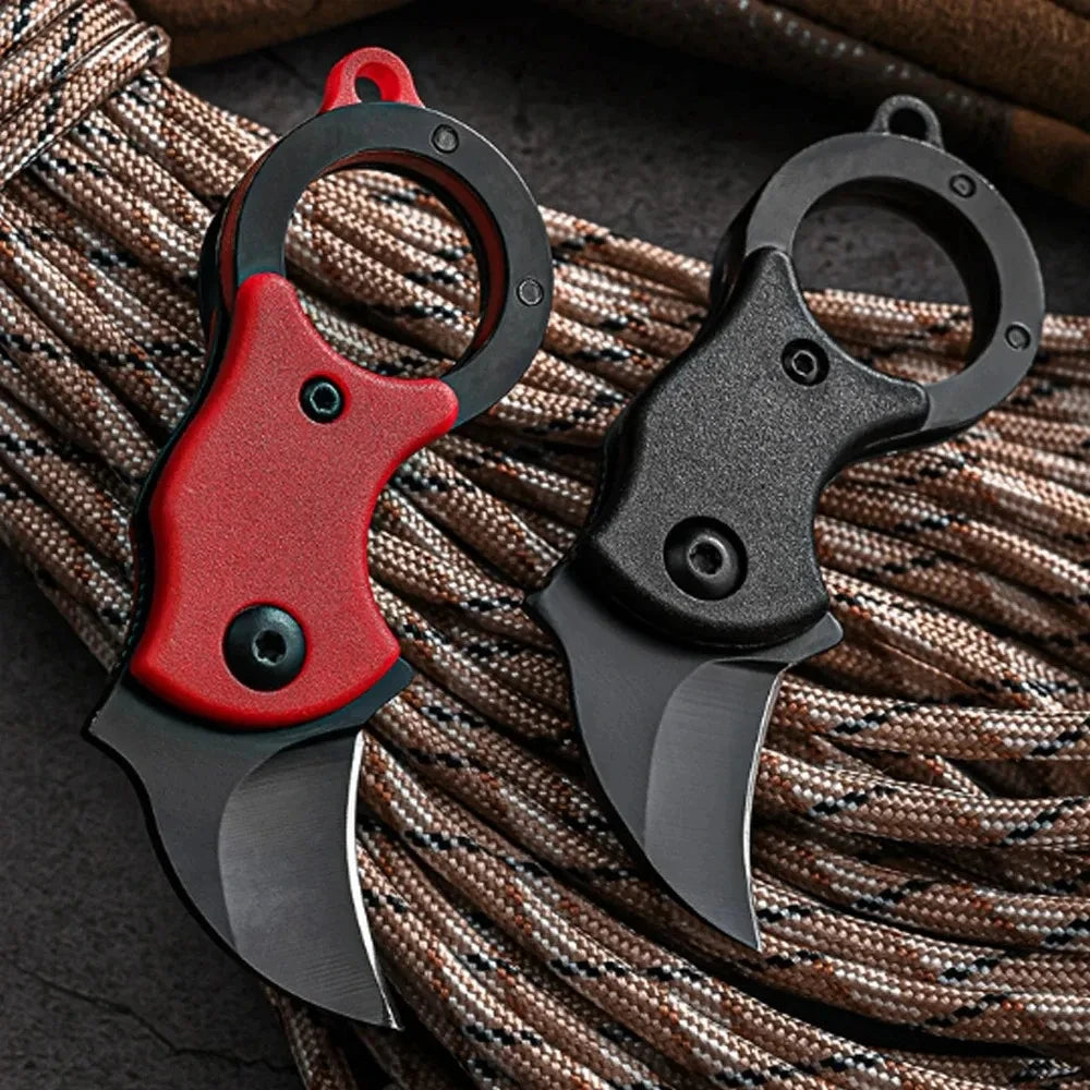 Mini Keychain Pocket Knife - Compact Fixed Blade Utility Cutter