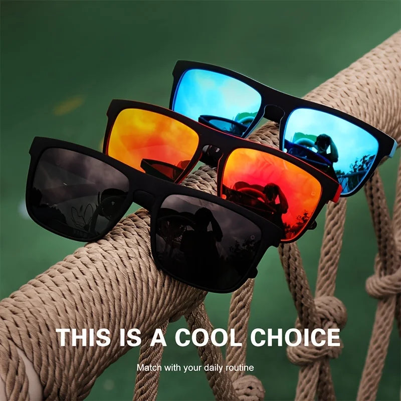 Square Polarized Sunglasses - Driving Eyewear
