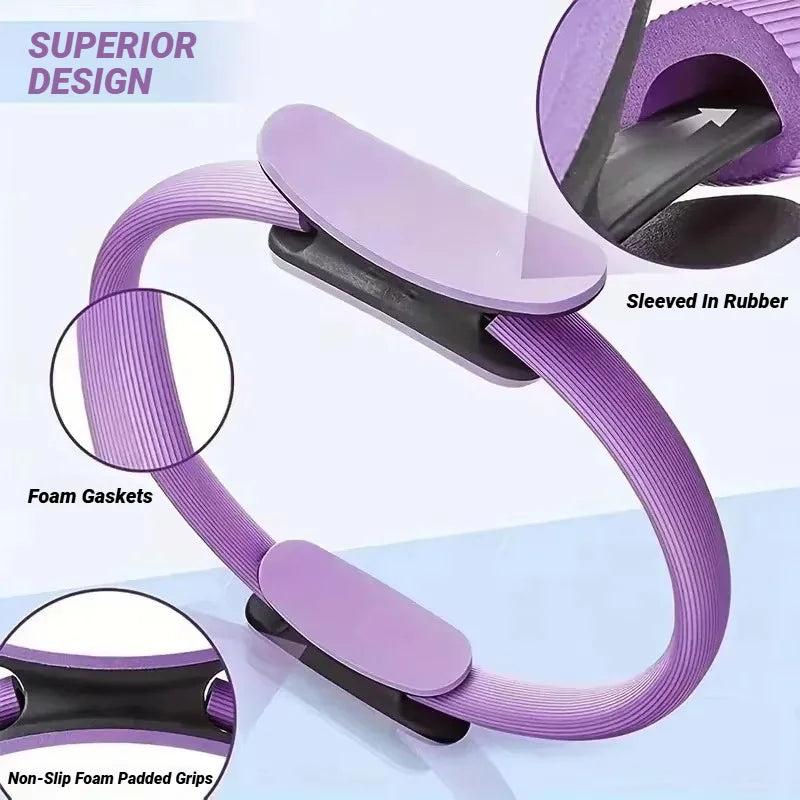 Yoga Pilates Ring - Fitness Circle for Home Exercise