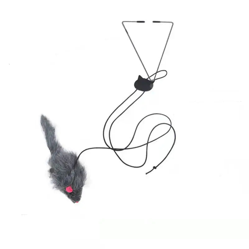 Hanging Door Mouse Teasing Cat - For Everyday Pet Use