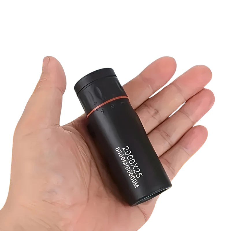 Compact Monocular Telescope - Outdoor Viewing With Clip Option