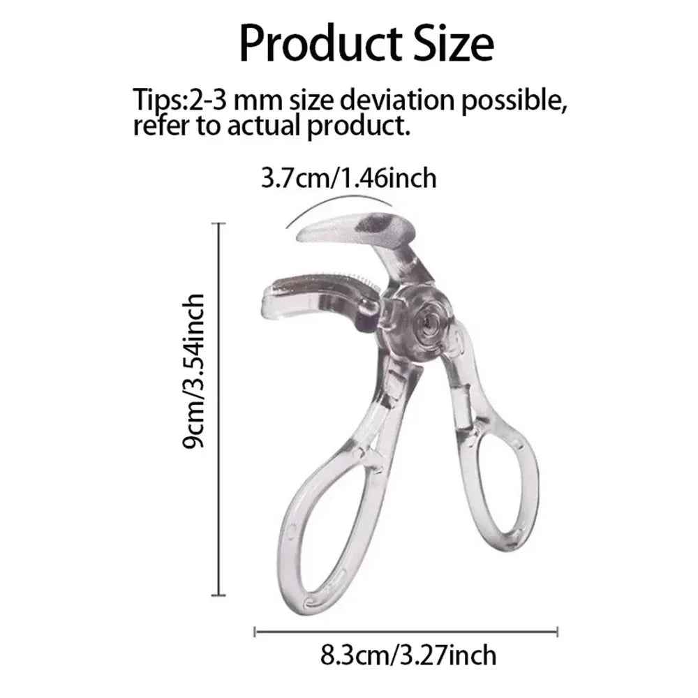 Eyelash Curler Tool - Compact Clamp for Makeup Routines