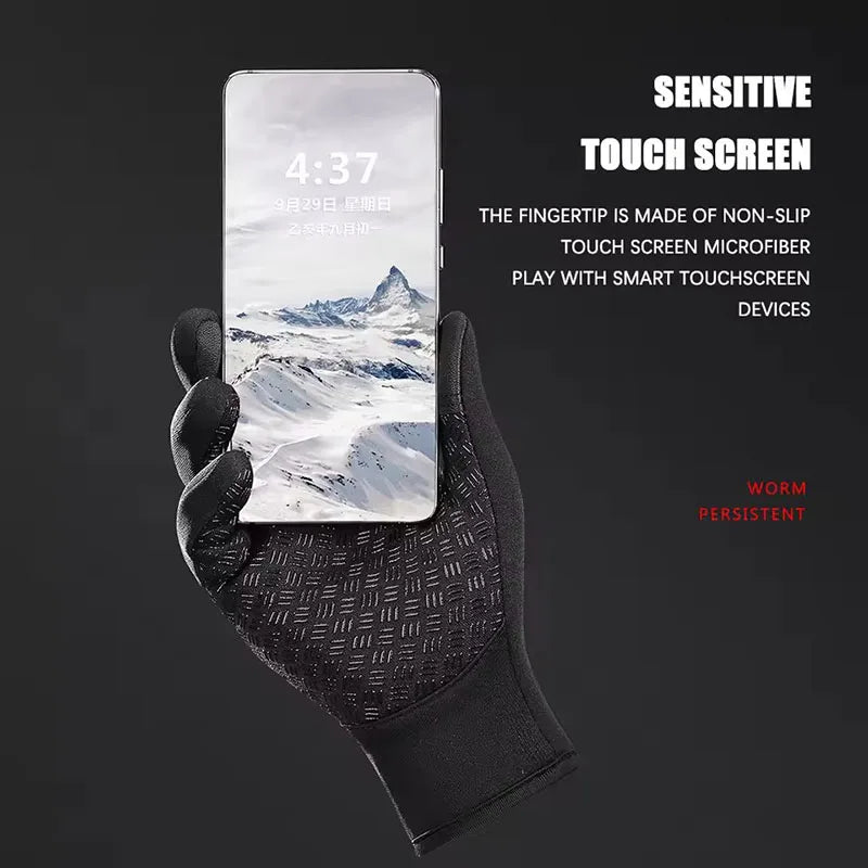 Touchscreen Gloves - Knit Pair for Driving and Hiking