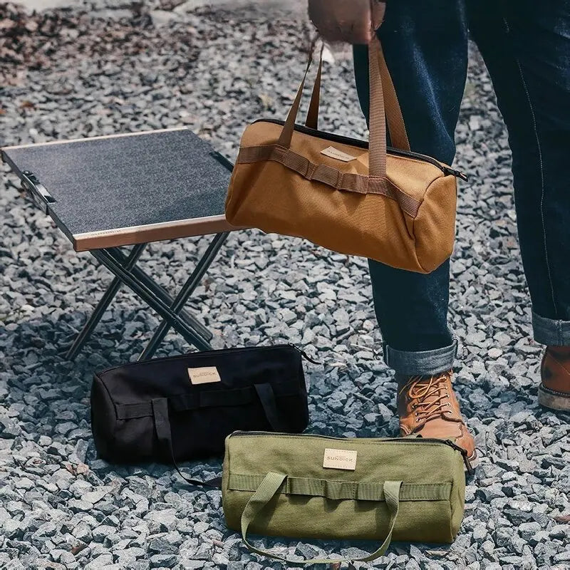 Picnic Cutlery Carrying Case - Portable Tableware Storage Bag