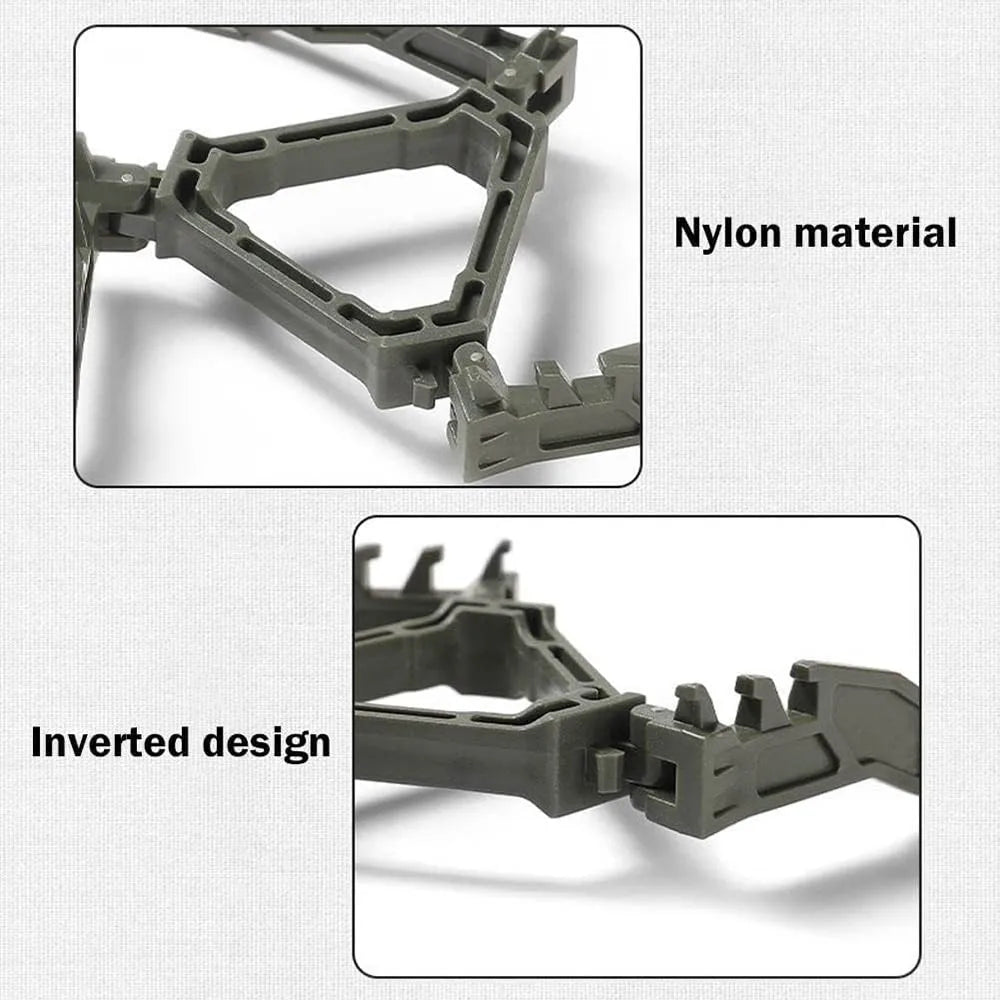 Folding Gas Canister Stand - Three-Leg Base for Camping Stoves