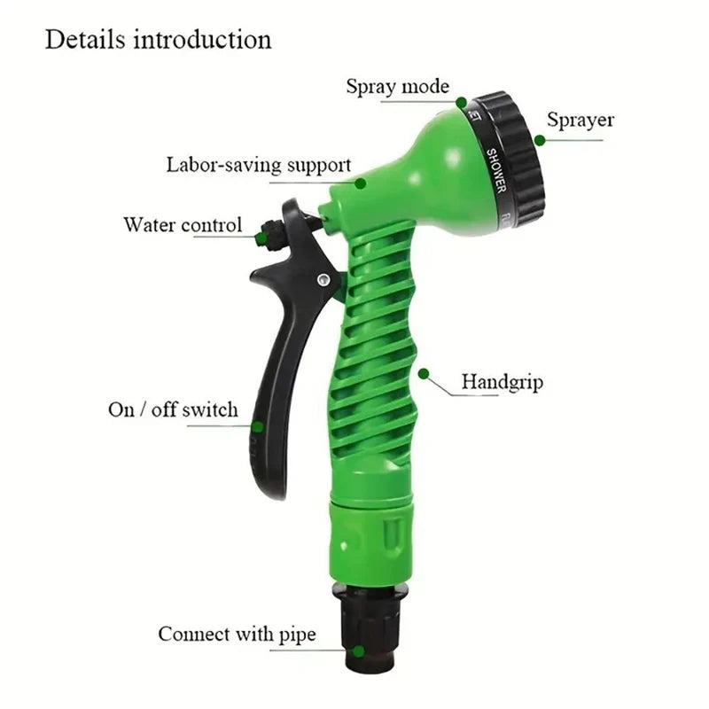 Expandable Garden Hose - Multiple Lengths for Yard Watering