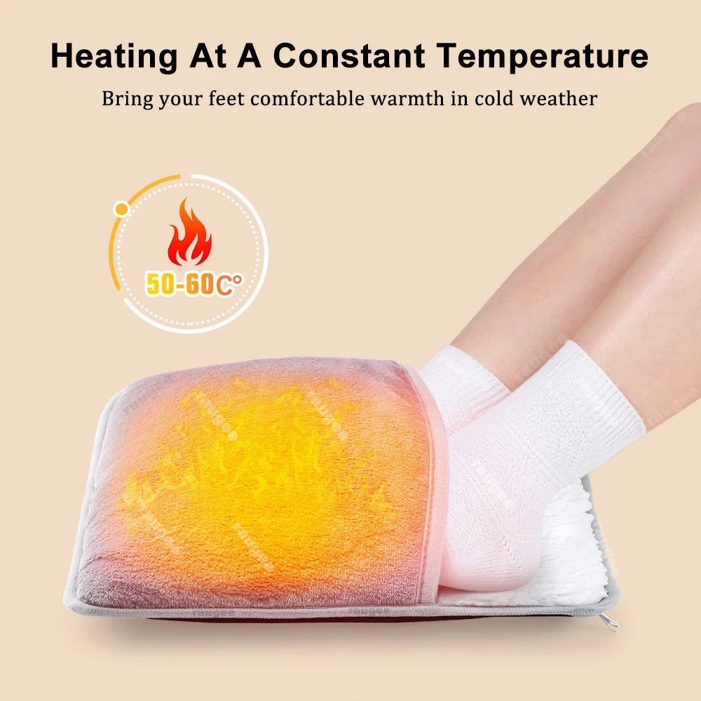 Foot Warmer Winter Electric Heating - For Desk or Travel Use