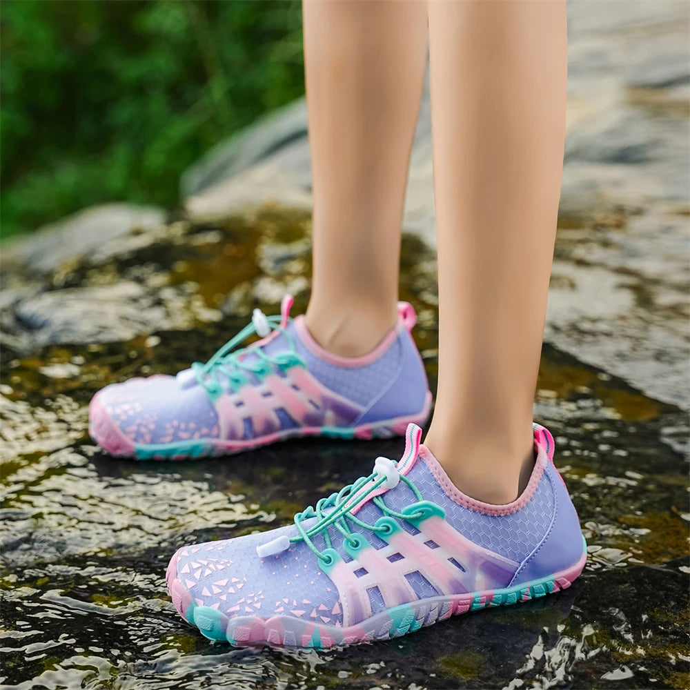 Unisex Amphibious Quick-Dry Water Shoes - Anti-Slip Barefoot Aqua Sneakers