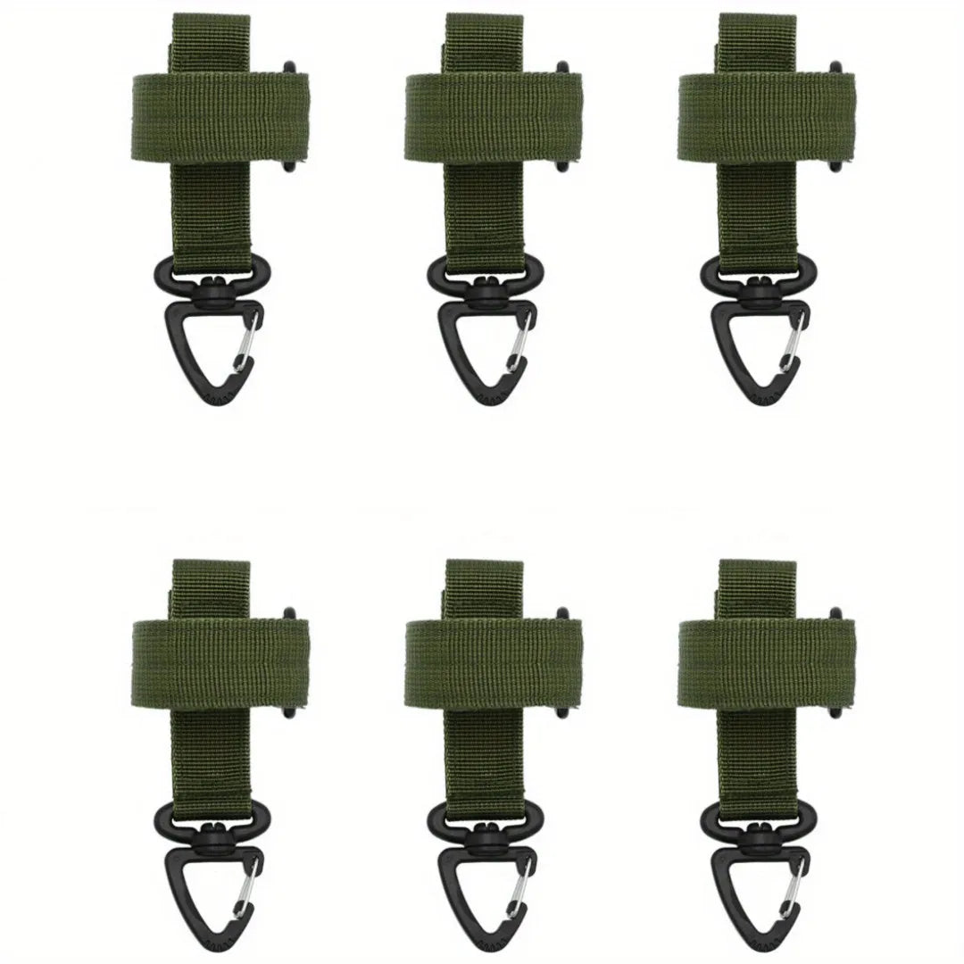 Glove Keeper Clip - Outdoor Gear Hook for Gloves and Small Tools - Od 6 Pieces
