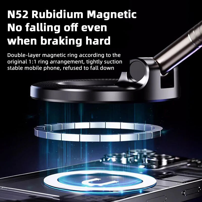 Magnetic Phone Holder – Multi-Surface Car & Desk Mount