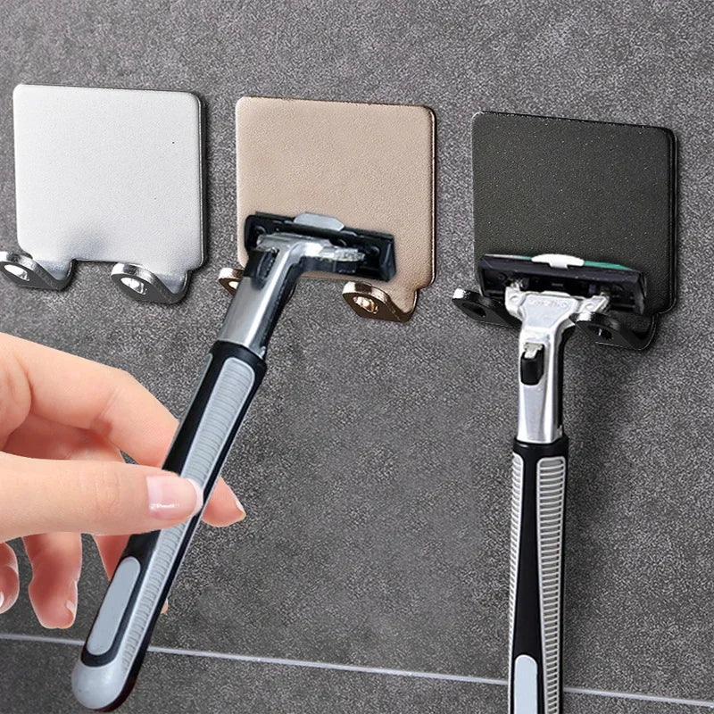 Bathroom Stainless Steel Razor Holder - For Bathroom and Home Storage