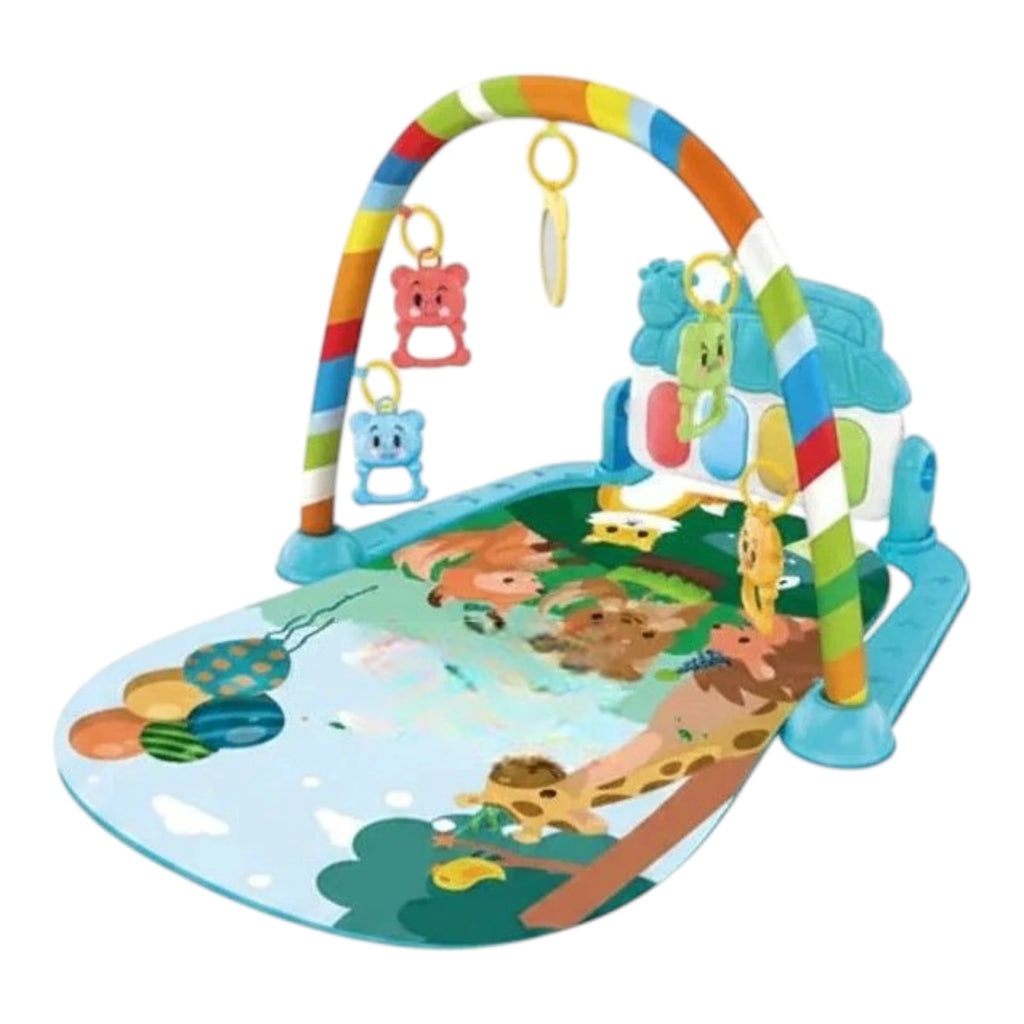 Baby Piano Play Gym - Music Activity Mat With Toy Bar