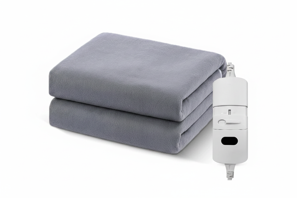 Electric Heated Blanket – Clean White Background