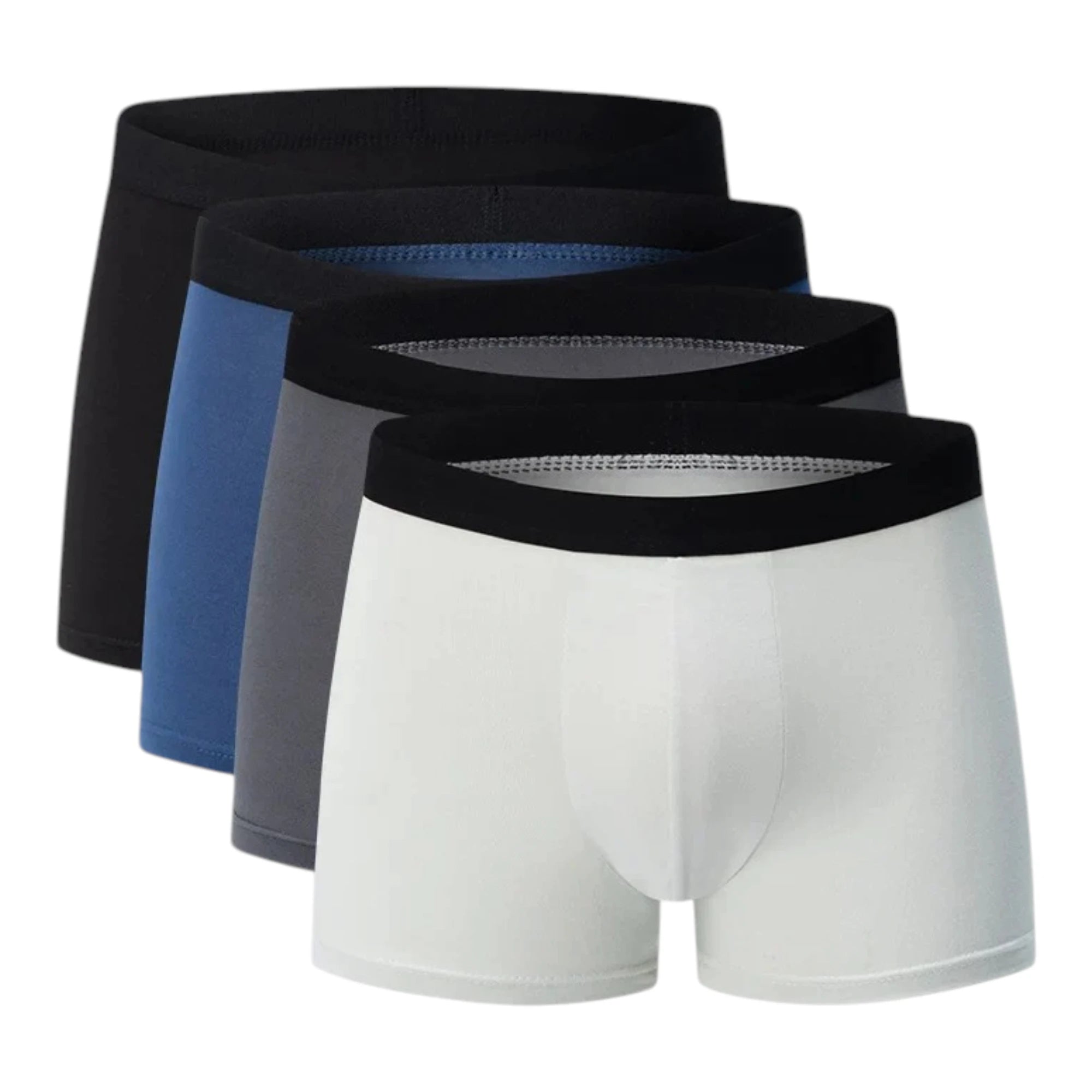 Men's Printed Boxer Shorts - 4-Pack Stretch Underwear