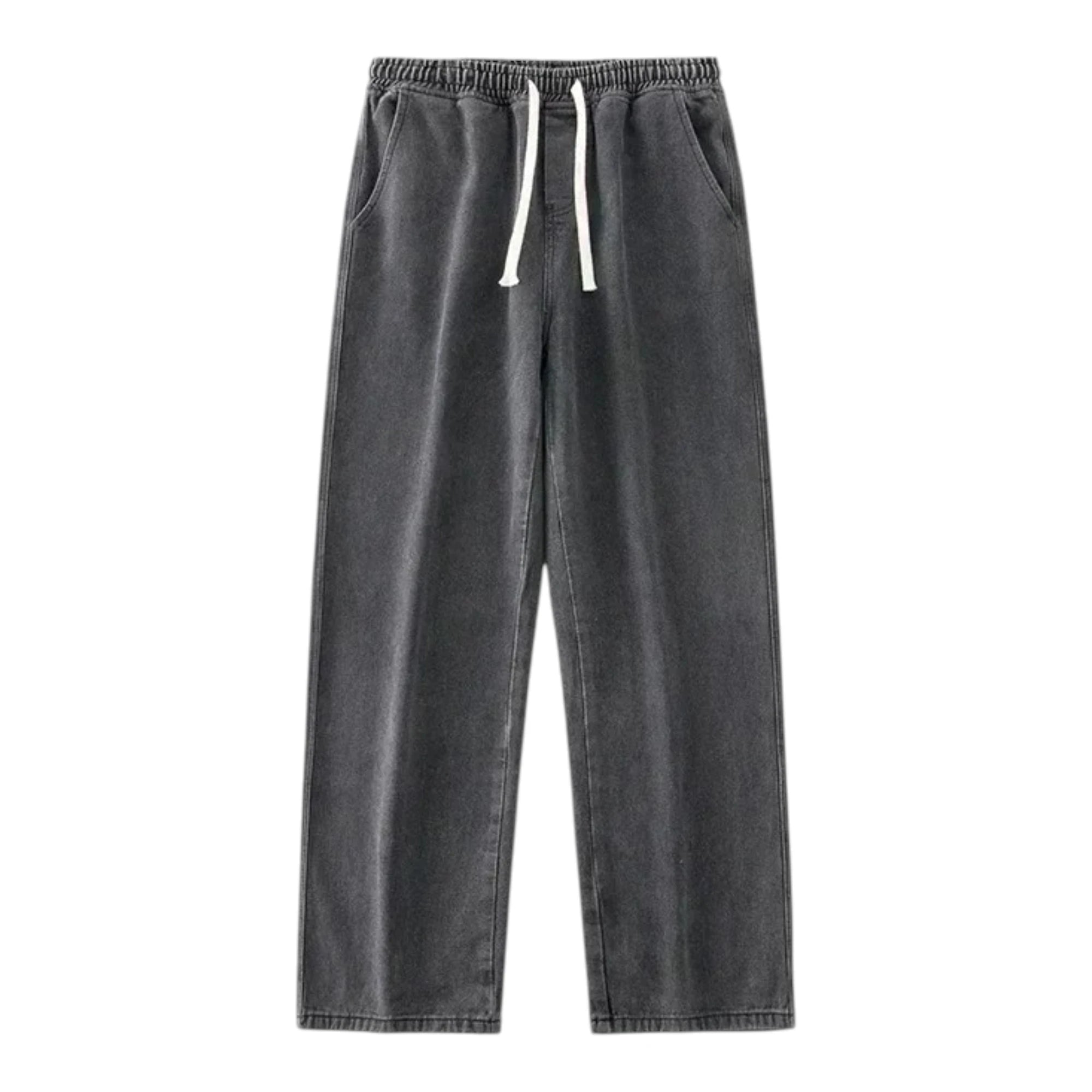 Men's Wide Leg Jeans - Loose Streetwear Denim Pants