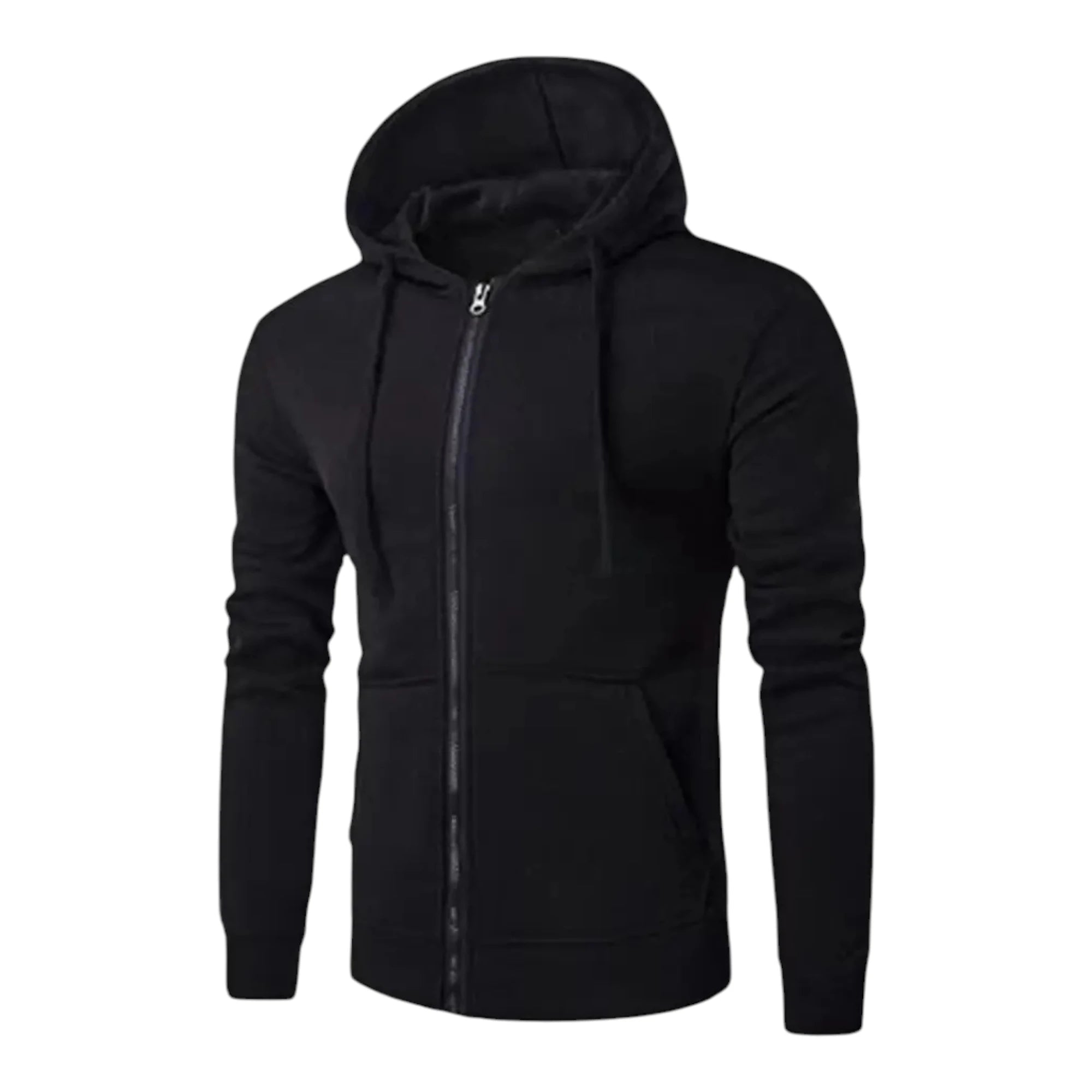 Men's Zip Hoodie - Slim Fit Casual Sweatshirt Jacket