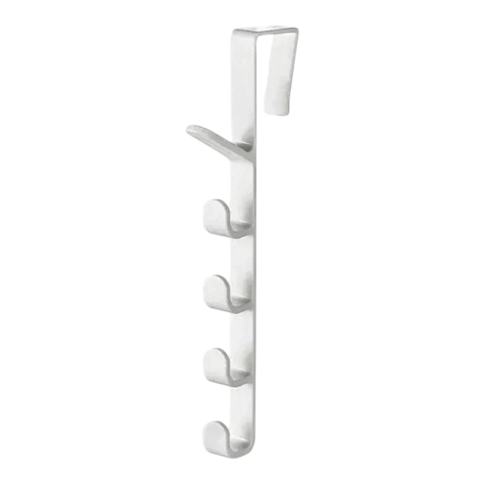 Over-Door Coat Hook Rack - 5-Hook Closet Organizer
