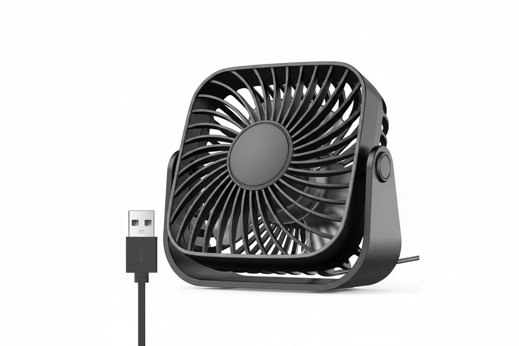 USB Mini Desk Fan - 4 Inch Portable Fan for Workspaces