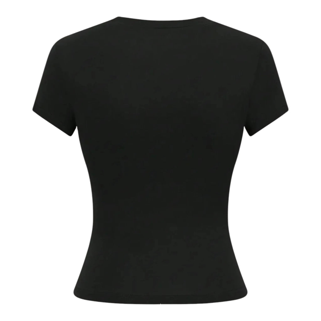 Women's Basic T-Shirt - Solid Short Sleeve Minimalist Top