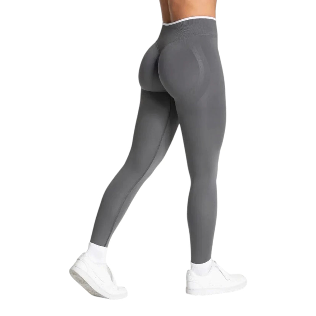 Women's Colorblock Yoga Leggings - High Waist Workout Tights