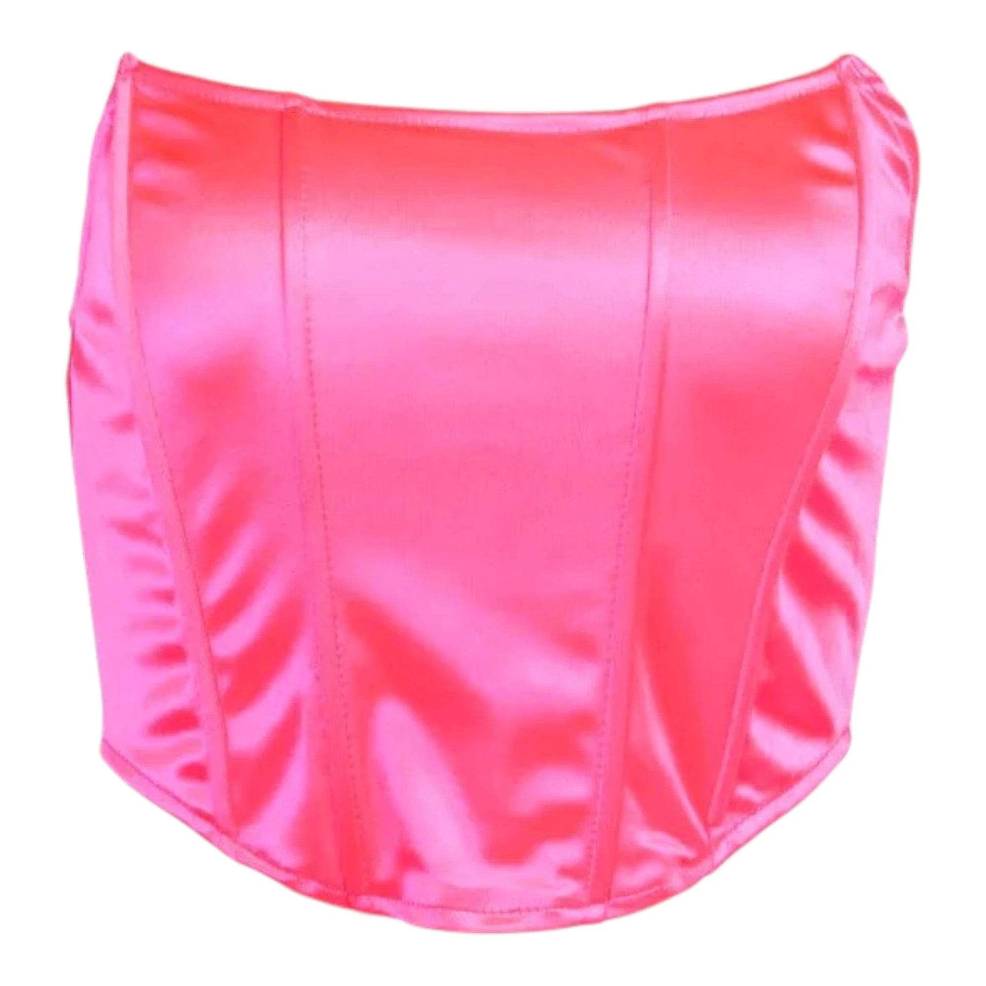 Women's Corset Crop Top - Sleeveless Backless Bustier