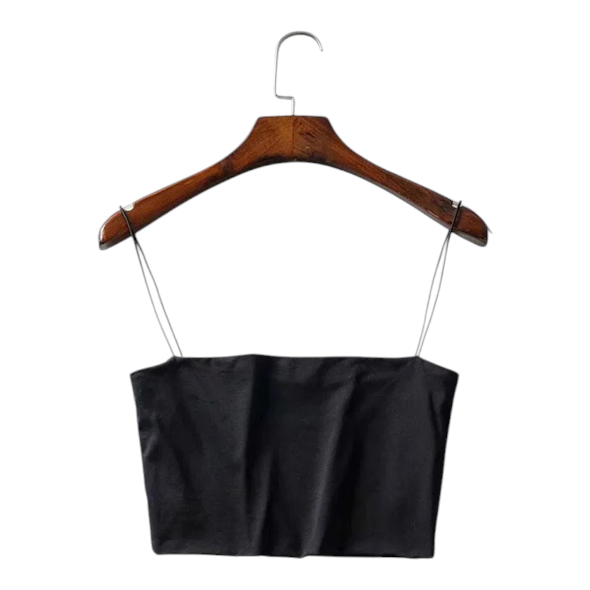 Women's Crop Tank Top - Stretch Sleeveless Cami