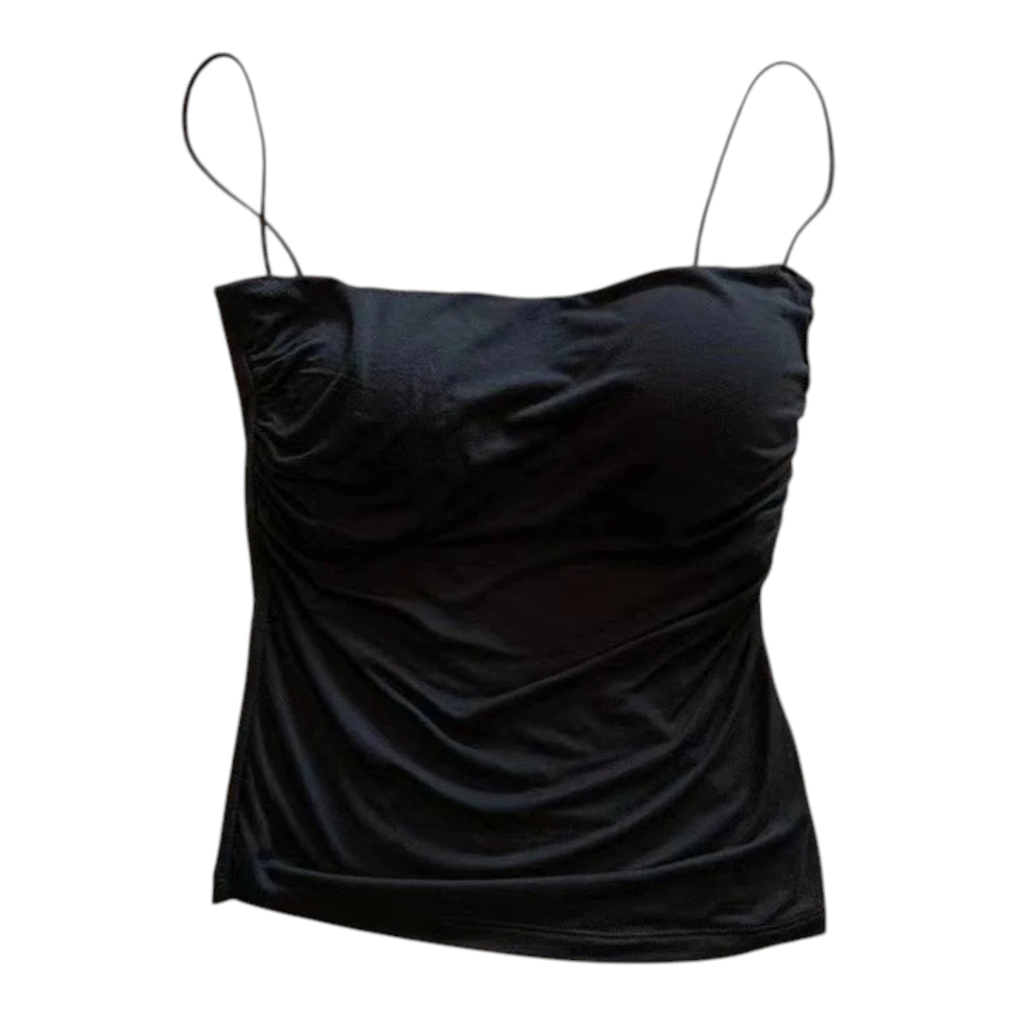 Women's Halter Tank Top - Built-In Bra Casual Cami