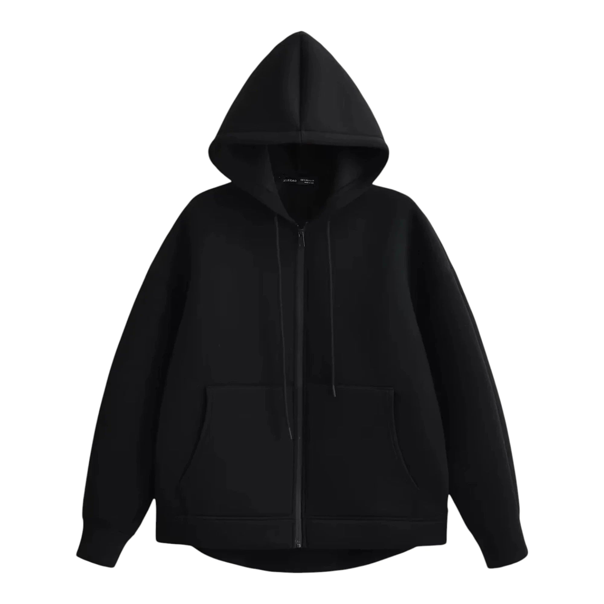 Women's Hooded Zip Sweatshirt - Loose Casual Jacket