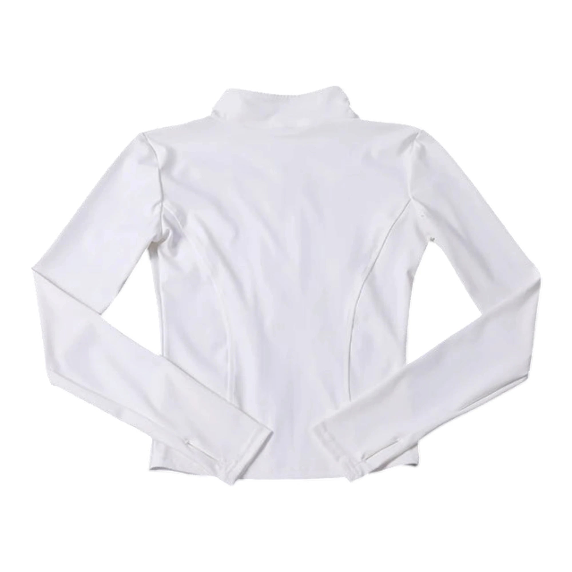 Women's Workout Jacket - Long Sleeve Zip Gym Layer