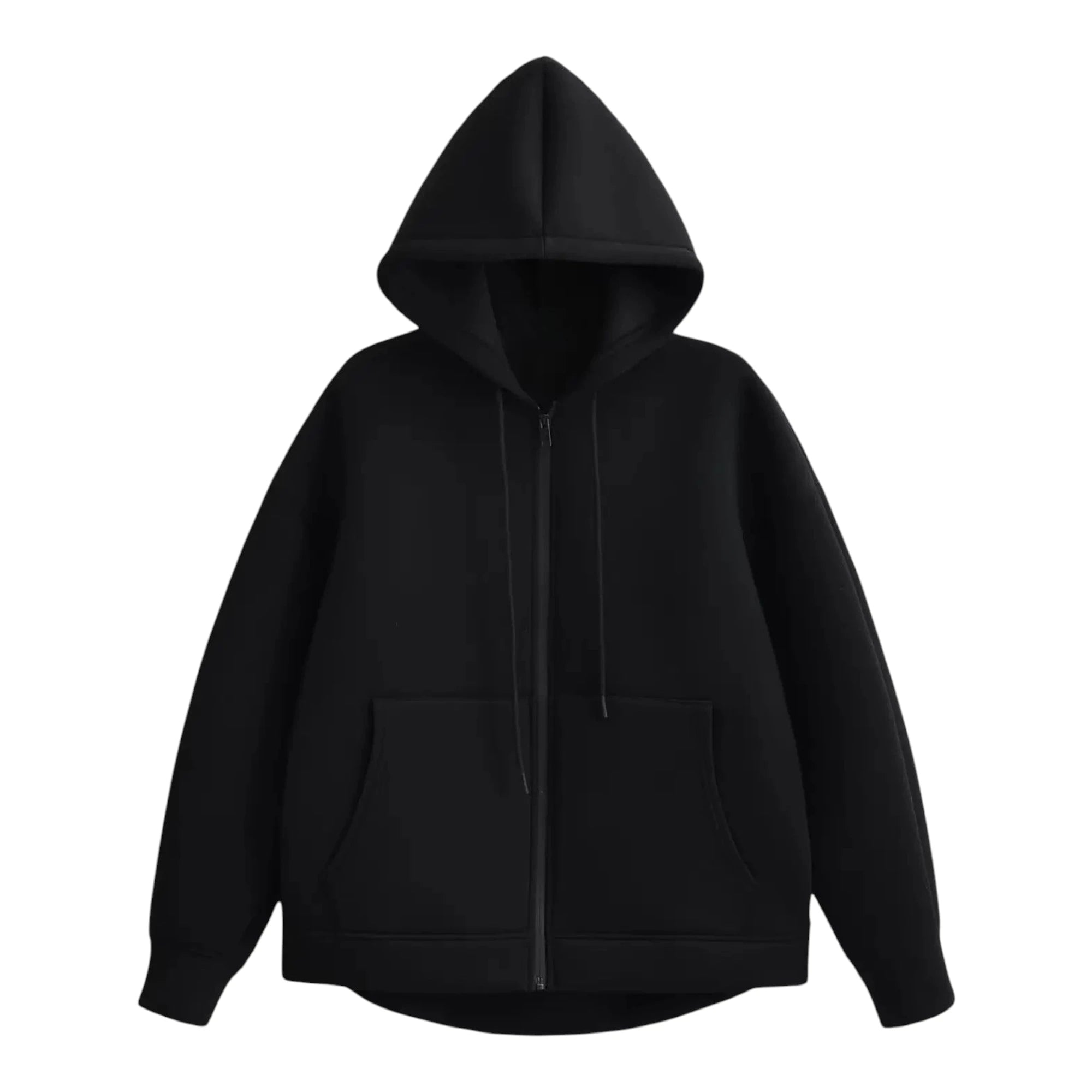 Women's Zip Hoodie - Long Sleeve Hooded Pocket Jacket
